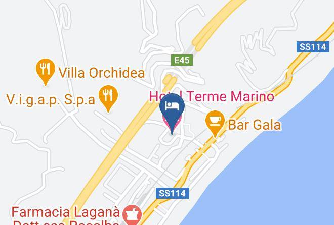 Messina - Hotel Terme Marino Maps
