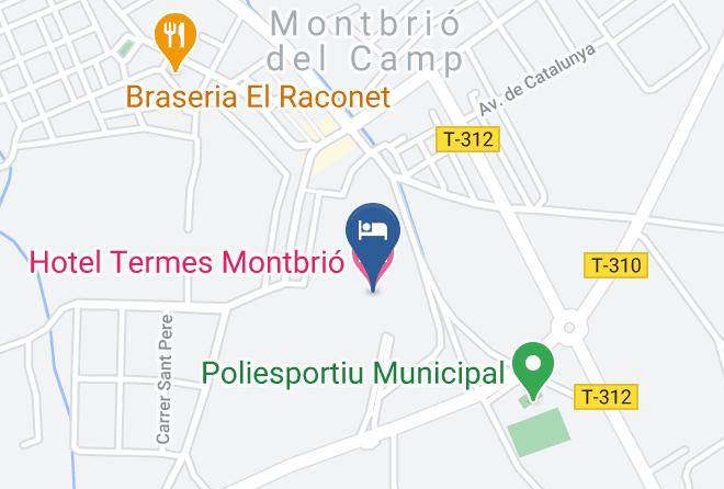 Tarragona - Hotel Termes Montbrio Maps