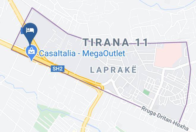 Tirana - Hotel Terminal Tirana Maps
