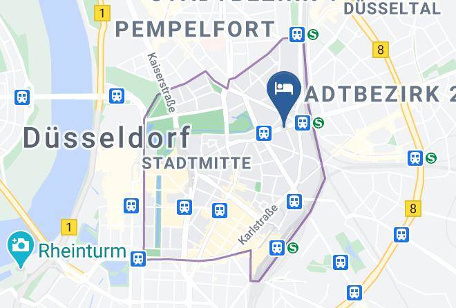 Dusseldorf - Hotel Terminus Maps