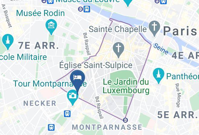 Paris - Hotel Terminus Montparnasse Maps