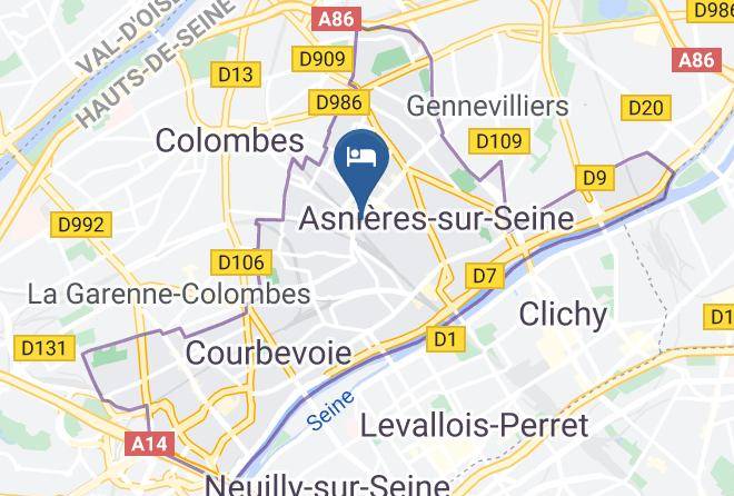 Hauts De Seine - Hotel Terminus Paris La Defense Maps