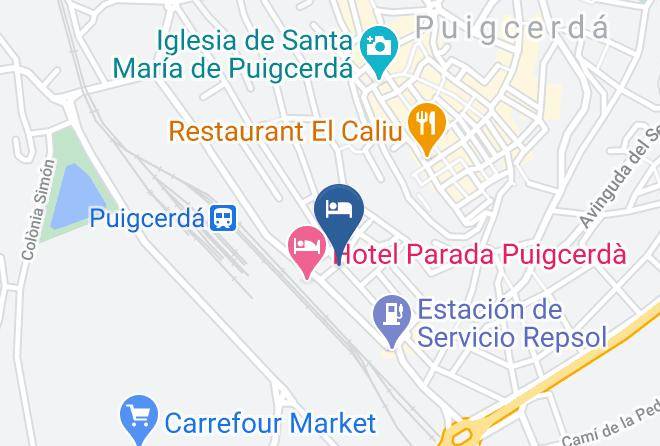 Girona - Hotel Terminus Puigcerda Maps