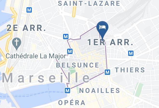 Bouches Du Rhone - Hotel Terminus Saint Charles Maps