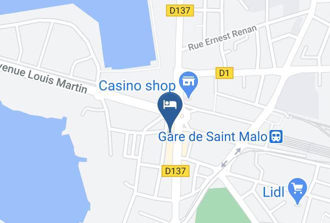Ille Et Vilaine - Hotel Terminus Saint Malo Gare Maps