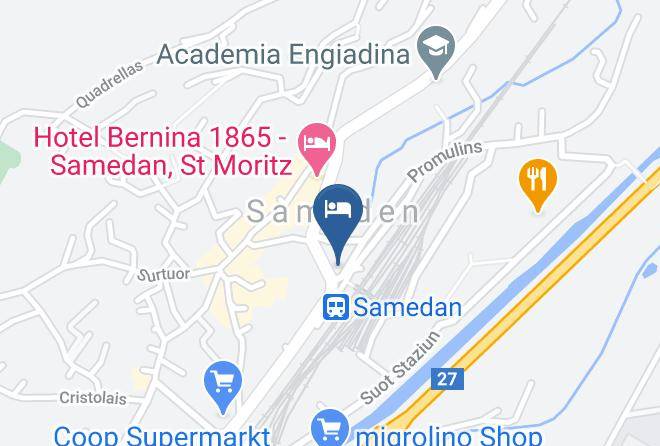 Malojamaloggia - Hotel Terminus Maps