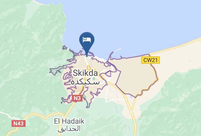 Skikda - Hotel Terminus Maps