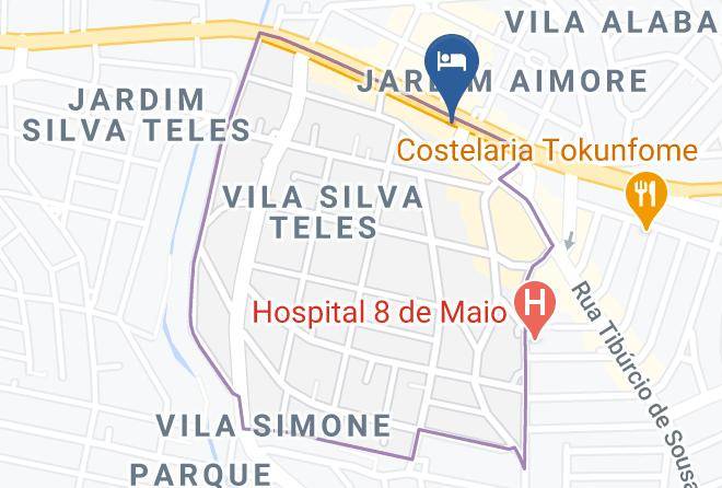 Sao Paulo Itaim Paulista - Hotel Ternura Maps