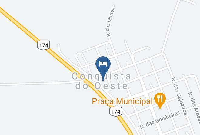Conquista D Oeste - Hotel Terra Brasil Maps