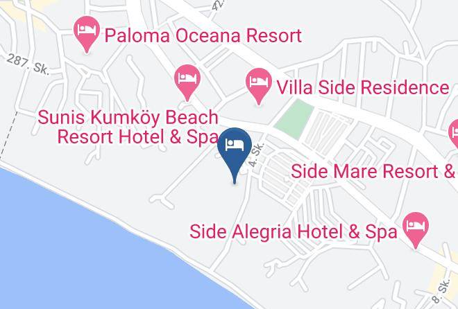 Hotel Terrace Beach Resort Map - Antalya - Manavgat