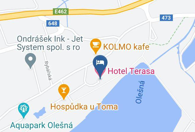 Frydek Mistek - Hotel Terrace Maps