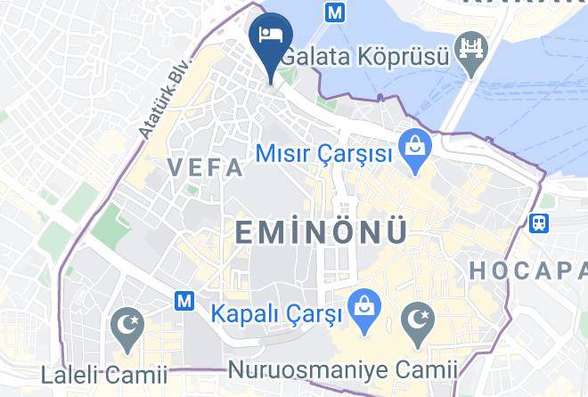 Fatih - Hotel Terrace Istanbul Maps