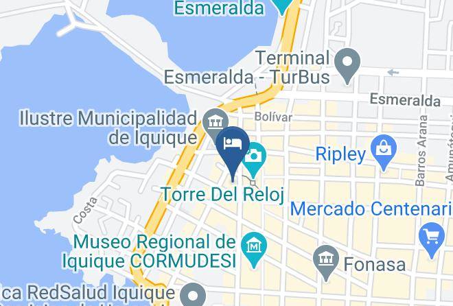 Hotel Terrado Arturo Prat Map