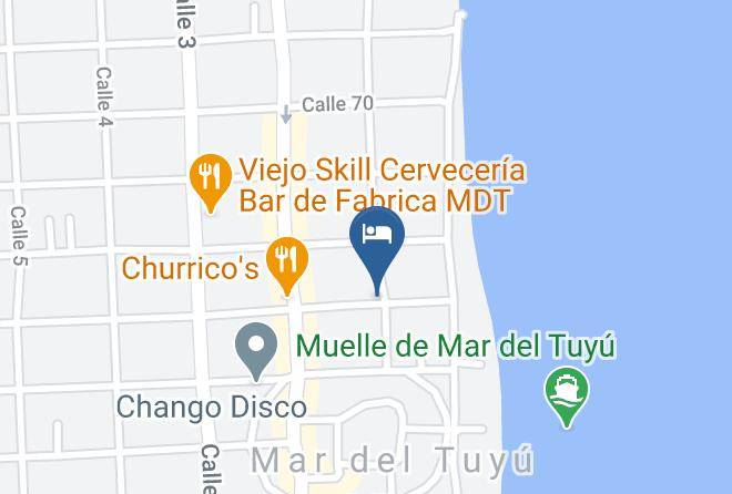 Mar Del Tuyu - Hotel Terral Del Mar Maps