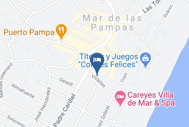 Villa Gesell - Hotel Terral Suites Maps