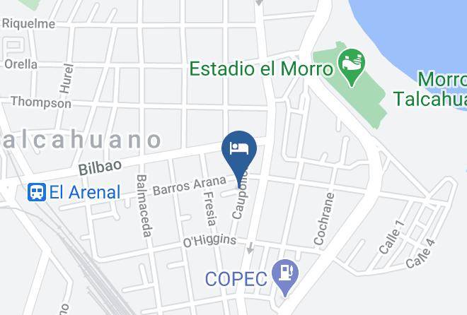 Concepcion Province - Hotel Terramar Maps
