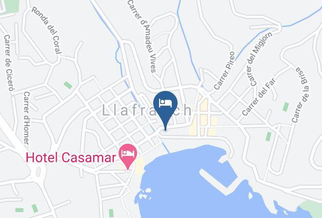 Girona - Hotel Terramar Llafranc Maps