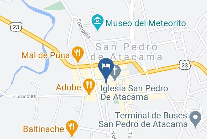 El Loa - Hotel Terrantai Lodge Maps