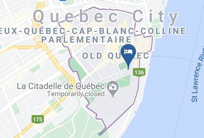 Capitale Nationale - Hotel Terrasse Dufferin Maps