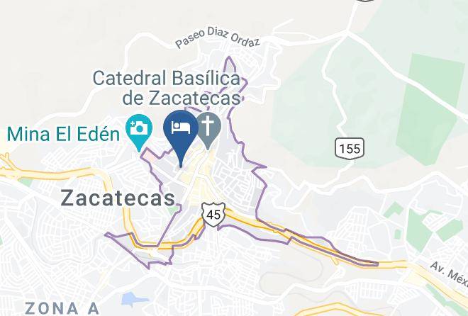 Zacatecas Zacatecas Centro - Hotel Terrasse Maps