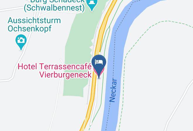 Hotel Terrassencafe Vierburgeneck Map