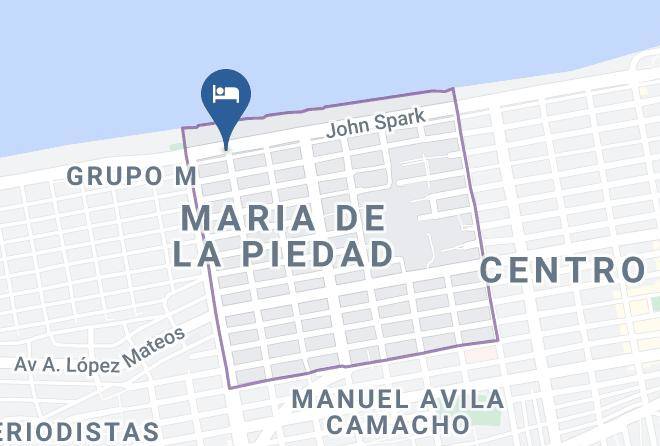 Coatzacoalcos - Hotel Terraza Del Sol Maps