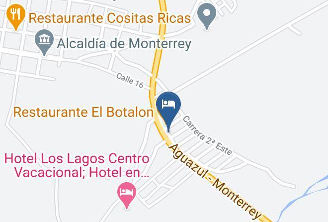 Monterrey - Hotel Terraza Hotel Maps