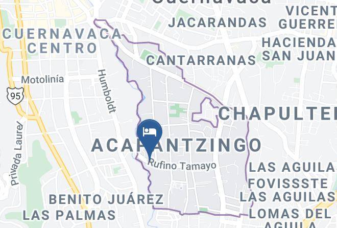 Cuernavaca - Hotel Terraza Tamayo Toscana Maps