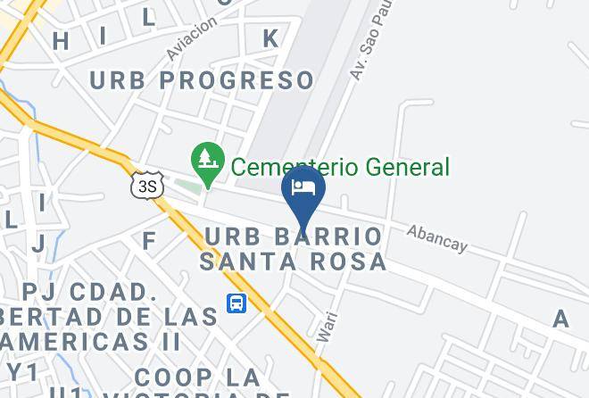 Huamanga - Hotel Terrazas Maps