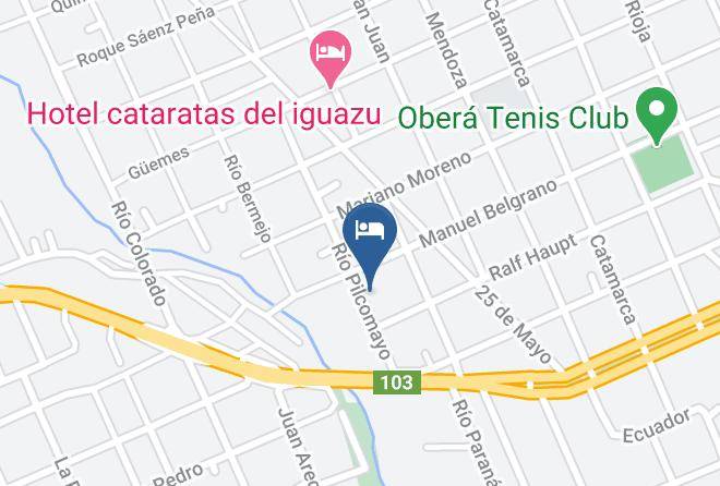 Obera - Hotel Terrazas De Obera Maps