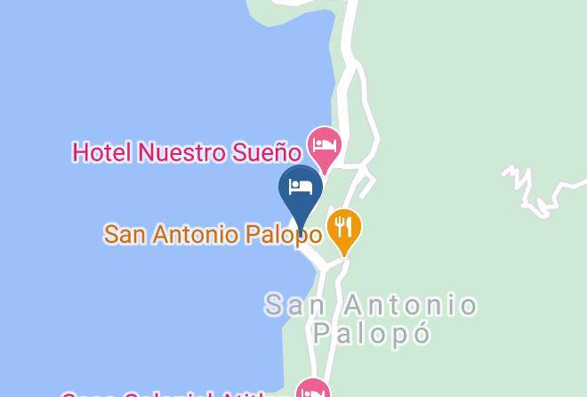 San Antonio Palopo - Hotel Terrazas Del Lago Maps
