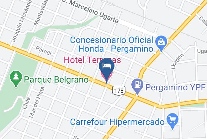 Pergamino - Hotel Terrazas Maps
