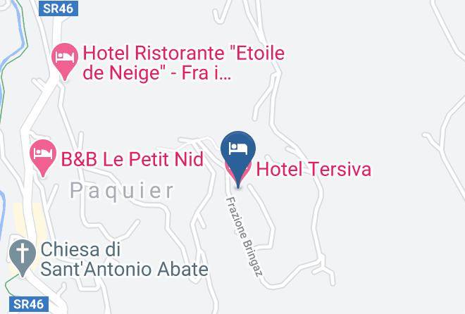 Aosta - Hotel Tersiva Maps