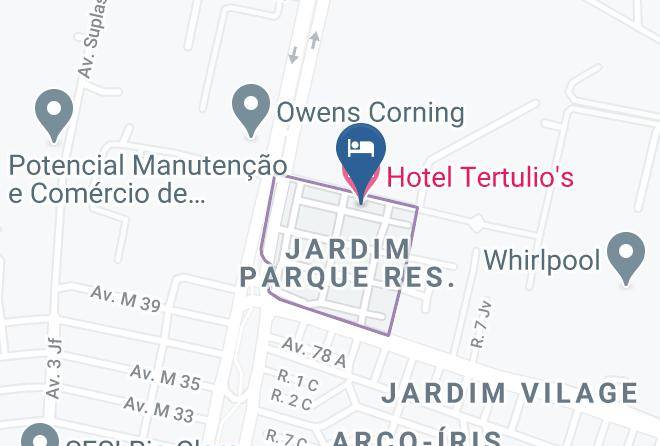Rio Claro - Hotel Tertulio's Maps