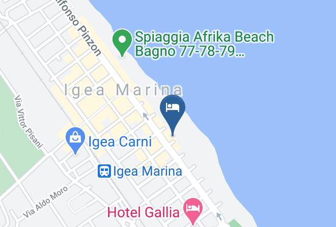 Rimini - Hotel Teti Maps