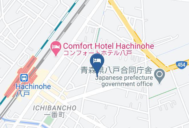 Hachinohe City - Hotel Tetora Hachinohe Maps
