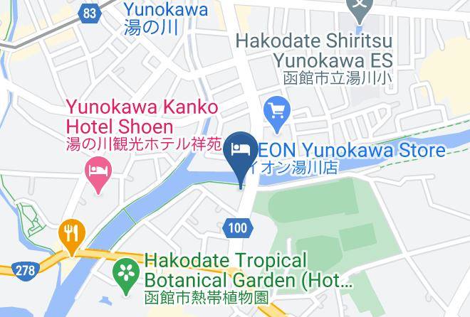 Hakodate City - Hotel Tetra Yunokawaonsen Maps