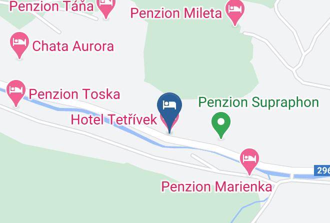 Trutnov - Hotel Tetrivek Maps