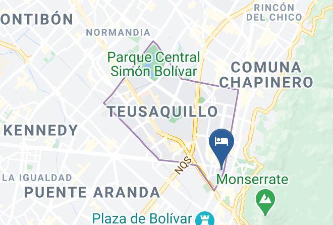 Bogota - Hotel Teusaca A C Bogota Maps