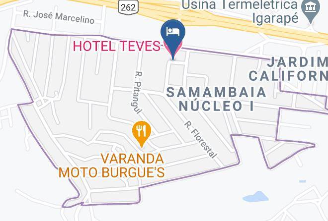 Juatuba - Hotel Teves Maps