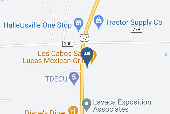 Lavaca - Hotel Texas Hallettsville Maps