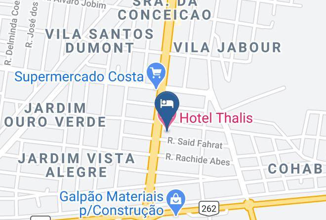Ribas Do Rio Pardo - Hotel Thalis Maps