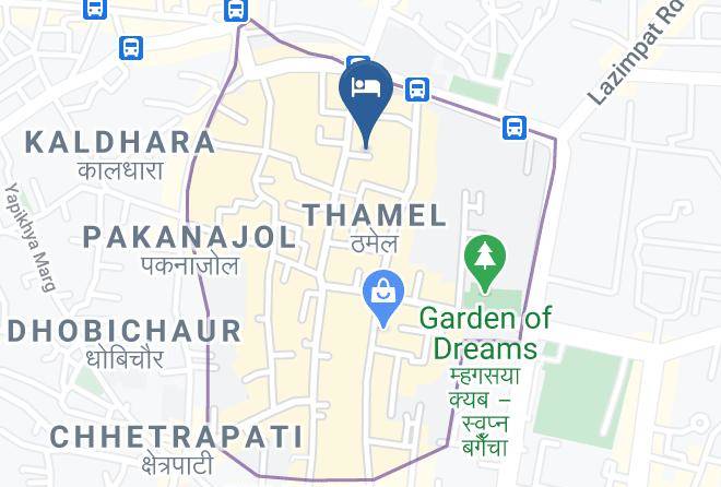 Kathmandu - Hotel Thamel Inn Maps