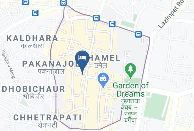 Kathmandu - Hotel Thamel Maps