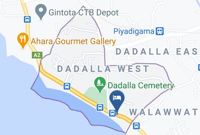 Galle - Hotel Thara Maps
