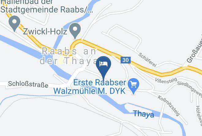 Waidhofen An Der Thaya - Hotel Thaya Maps