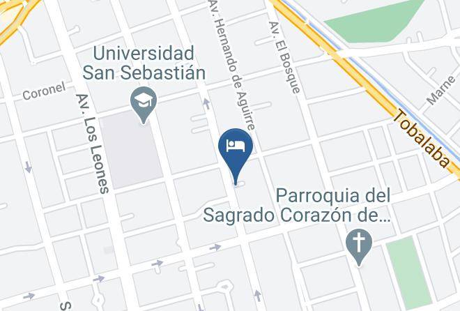 Santiago - Hotel Thayer Maps