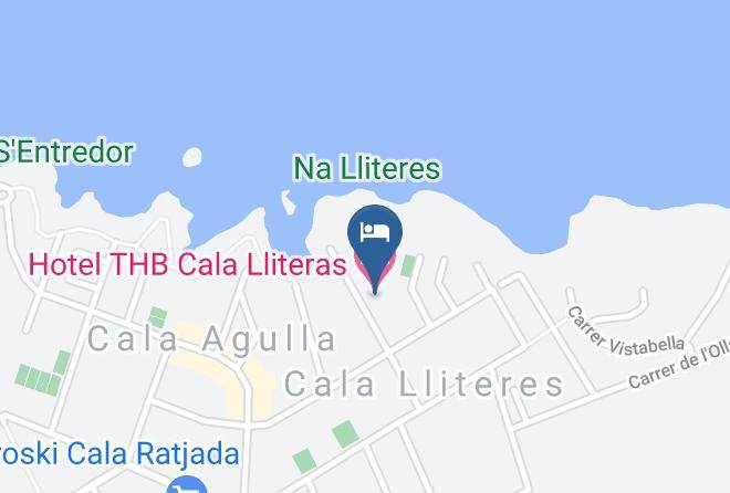 Baleares - Hotel Thb Cala Lliteras Maps