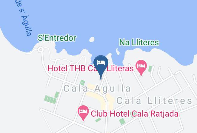 Baleares - Hotel Thb Guya Playa Maps