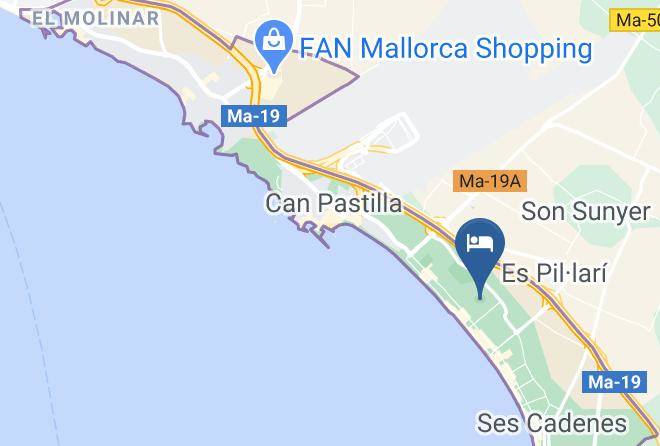 Baleares - Hotel Thb Maria Isabel Maps